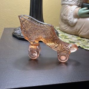 Pink Glass Skate *collectible*